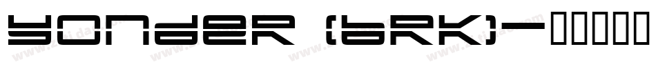 Yonder (BRK)字体转换